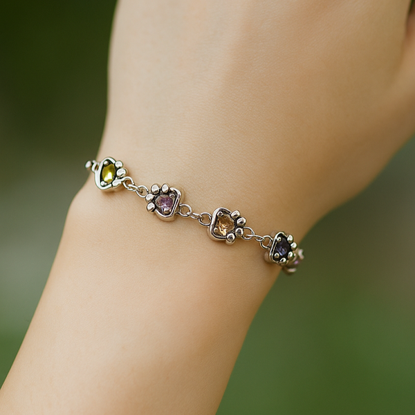 Cat Claw Stone Chain Bracelet