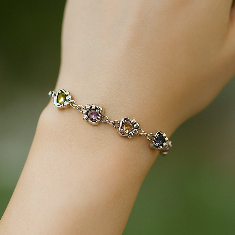 Cat Claw Stone Chain Bracelet