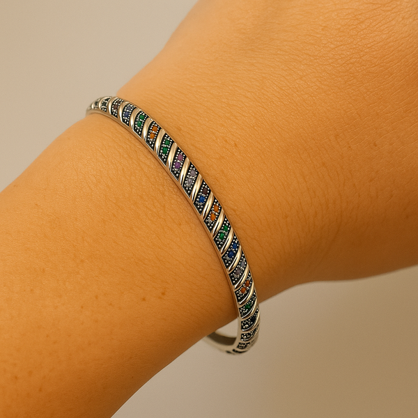 Twisted Diamond Bracelet