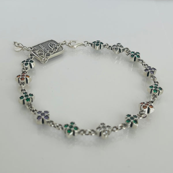 Cross Flower Bracelet