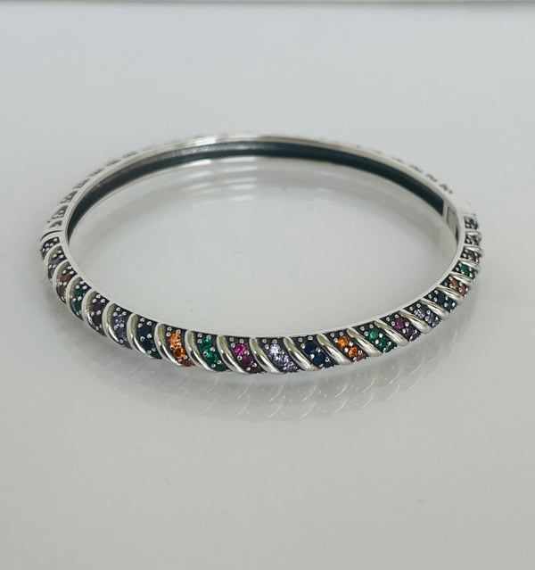 Twisted Diamond Bracelet