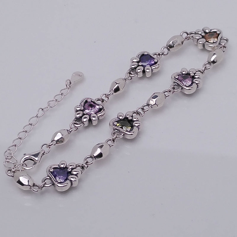 Cat Claw Stone Chain Bracelet