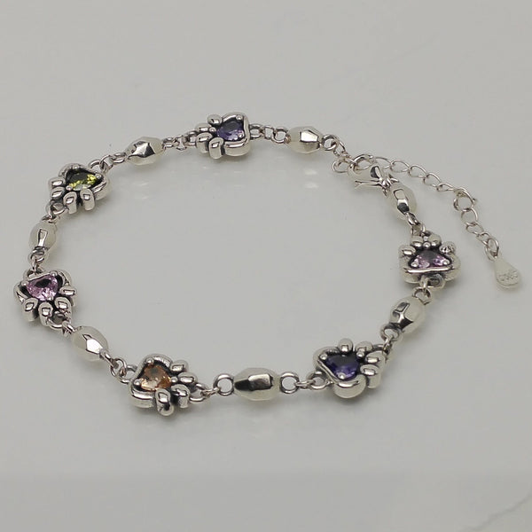 Cat Claw Stone Chain Bracelet