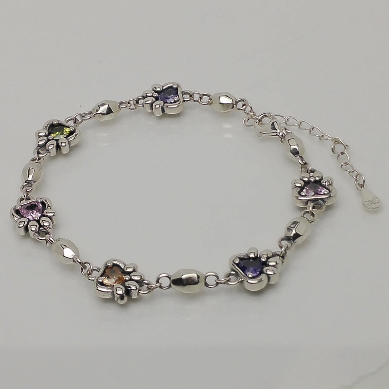 Cat Claw Stone Chain Bracelet