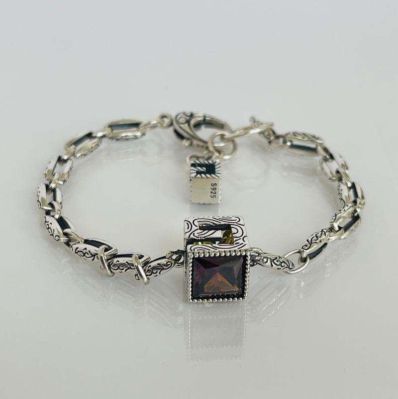G/Gorgeous Purple Zircon Bracelet